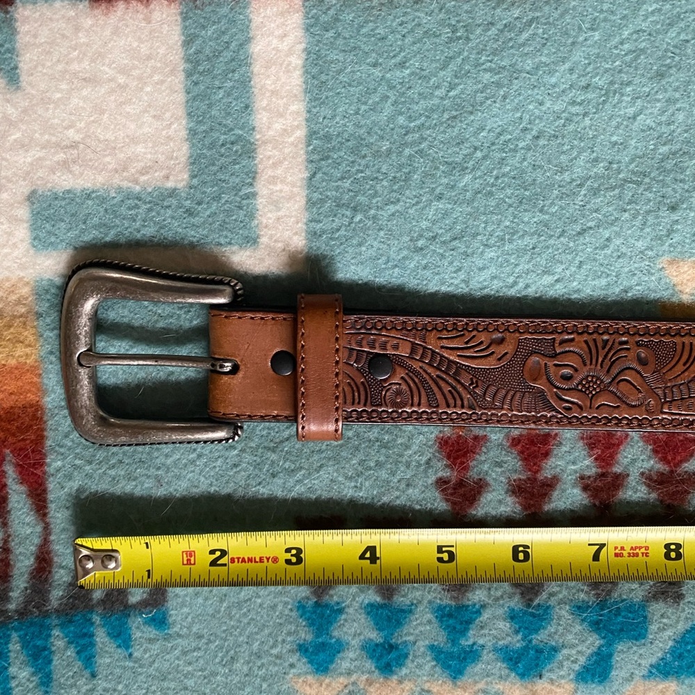 Sample Sale Western Leather Belt Size 32